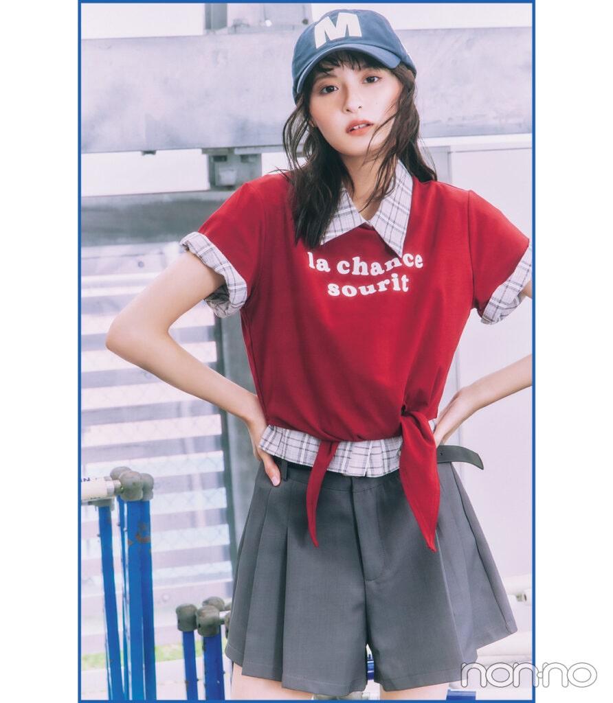 遠藤さくらカレッジ×スポーツMIXコーデ2-1