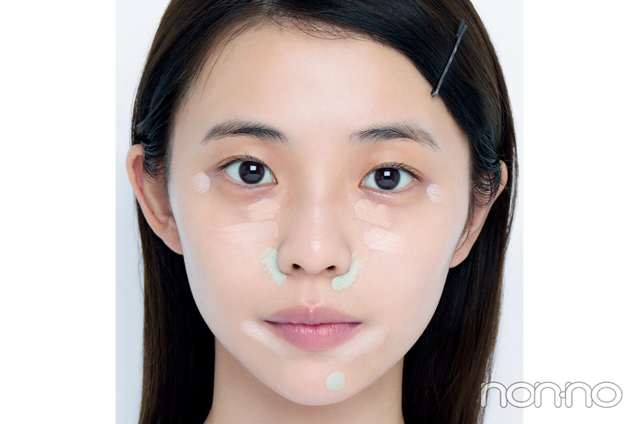 証明写真を撮るときのコンシーラーの塗り方