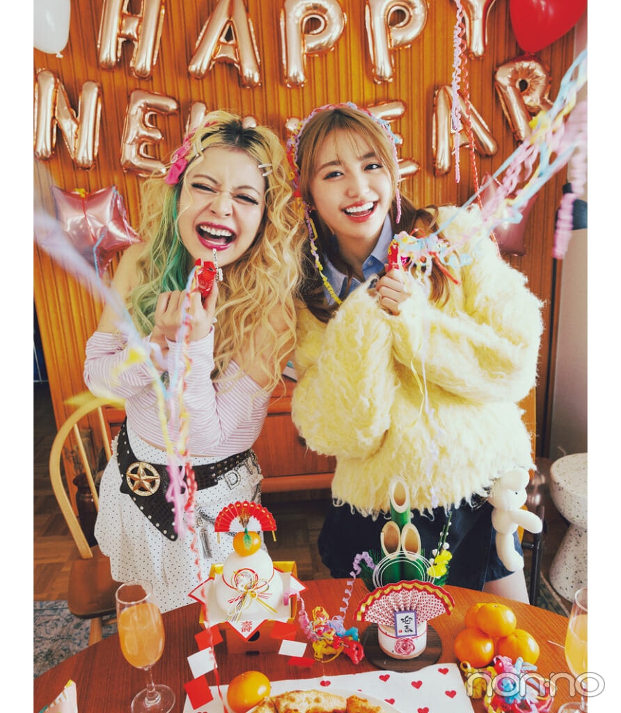 香音とエルフ荒川さんのギャルみ着回し20daysモデルカット5-5