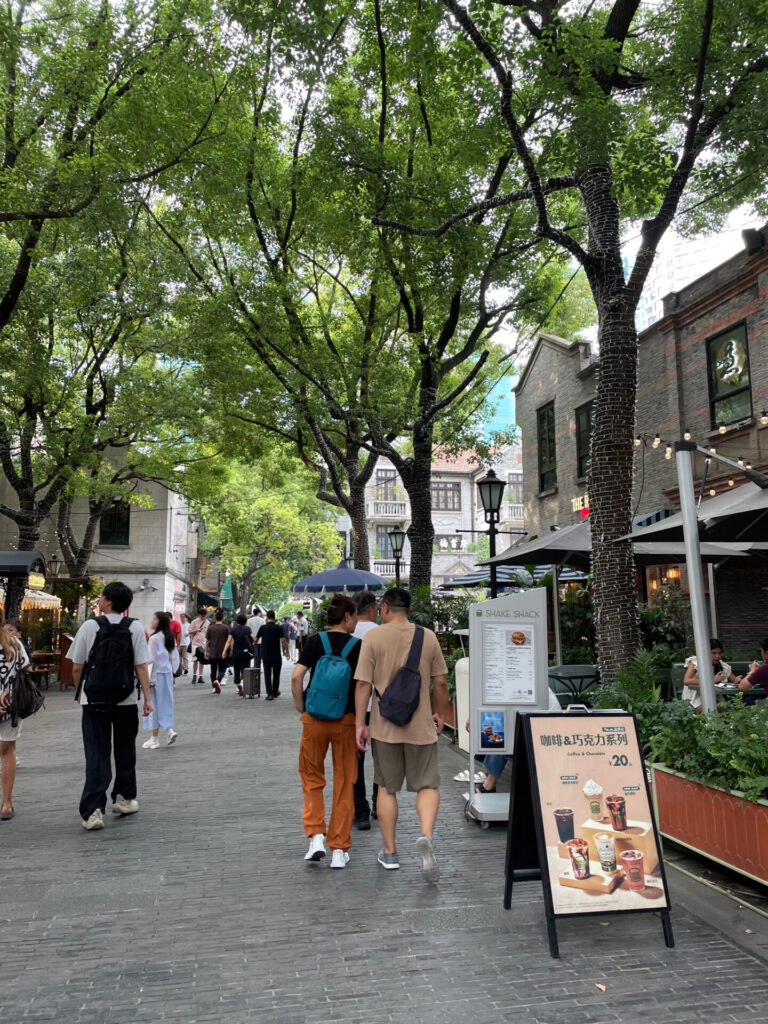 上海 新天地 街並み