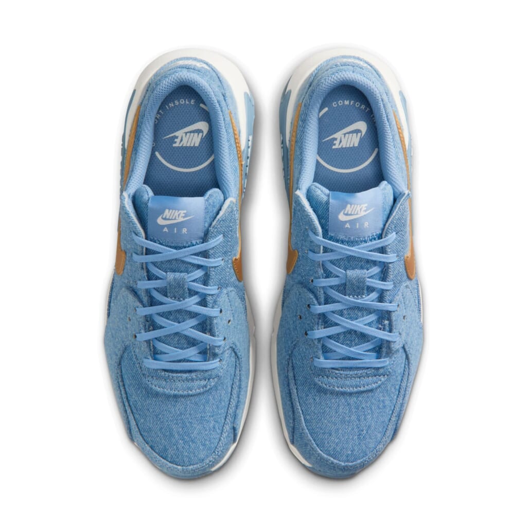 上からみたNike Air Max Excee Denim
カラー:486WORKBL/M GO