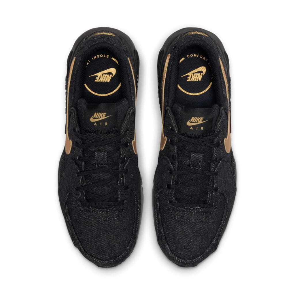上からみたNike Air Max Excee Denim
010BLACK/M GOL