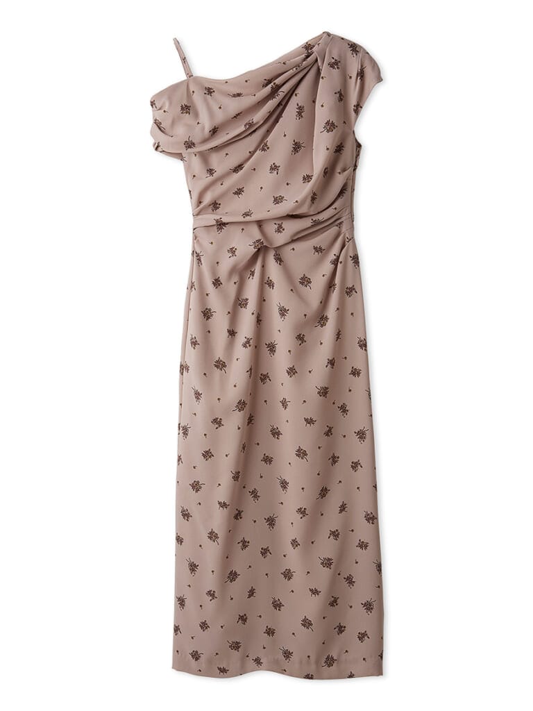 スナイデルのピンクの小花柄ワンピース