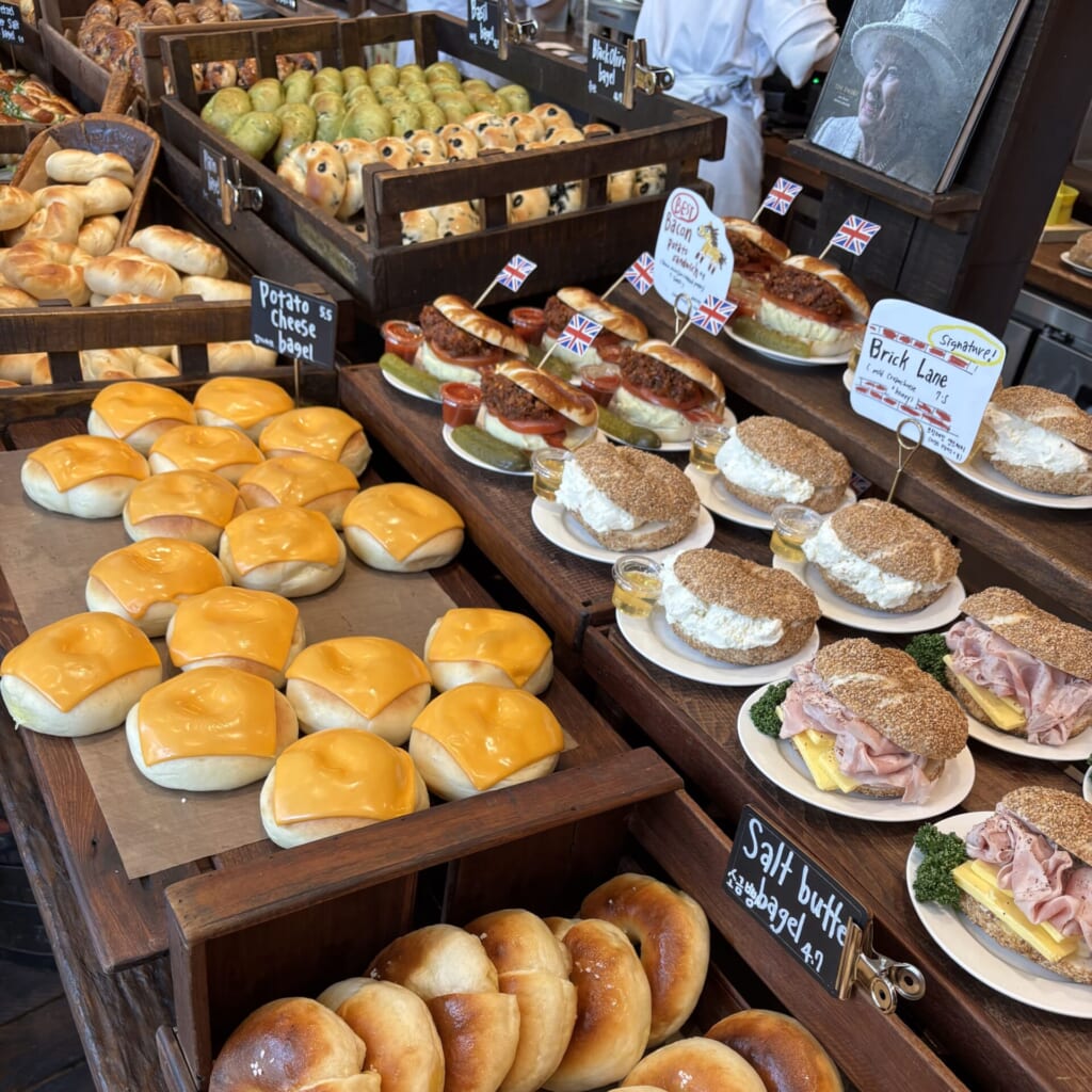 ロンドンベーグルミュージアム　メニュー