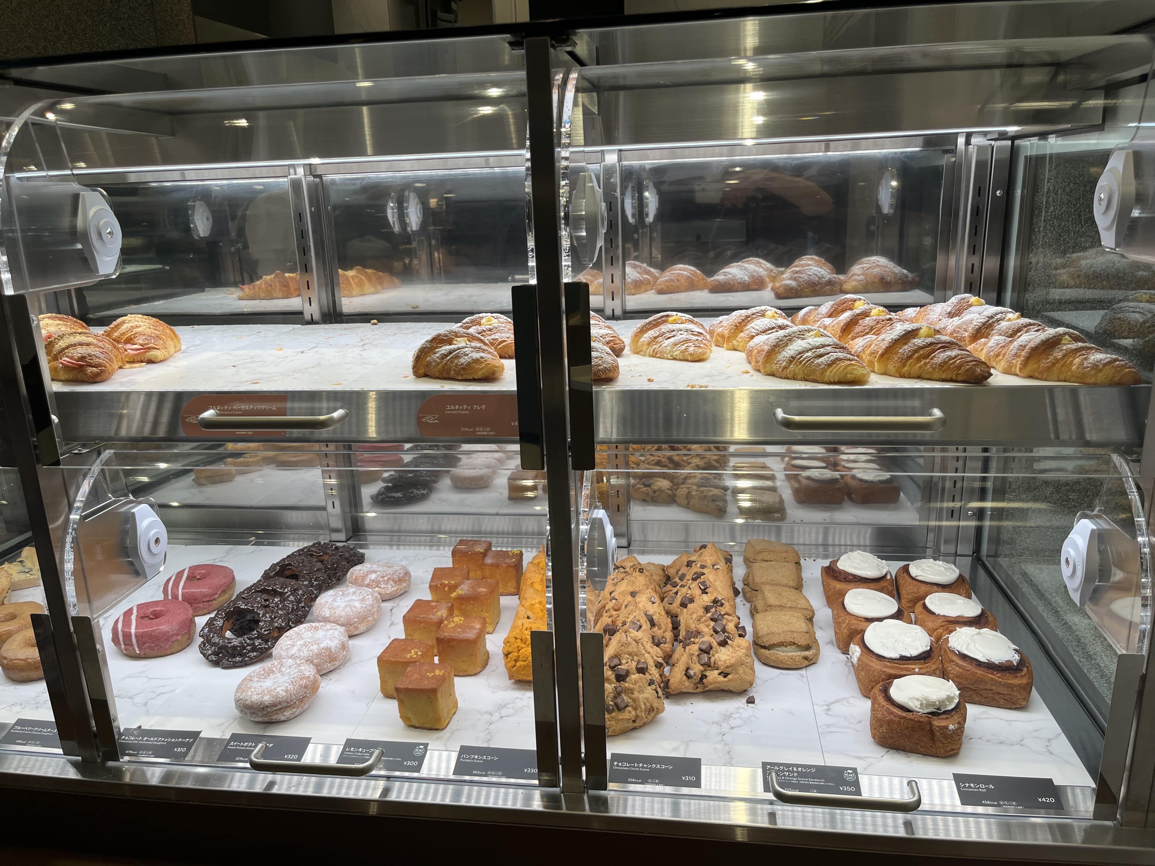 パンのショーケース