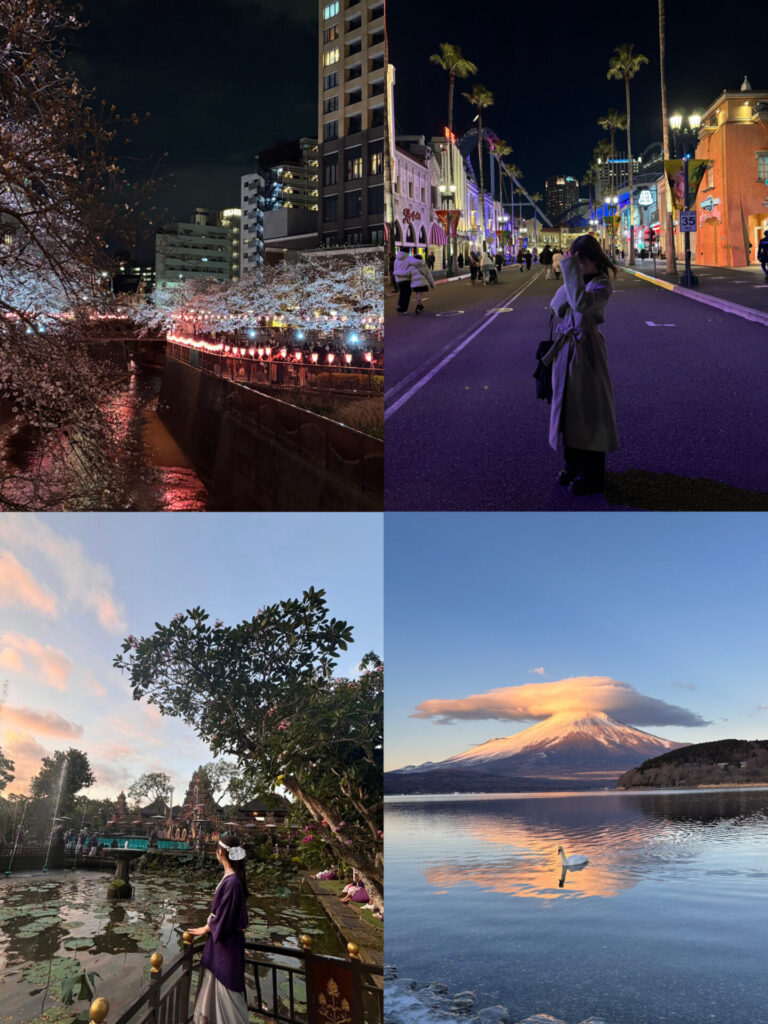 綺麗な景色を見たり、外国の異文化にふれたり、全部素敵な経験です！