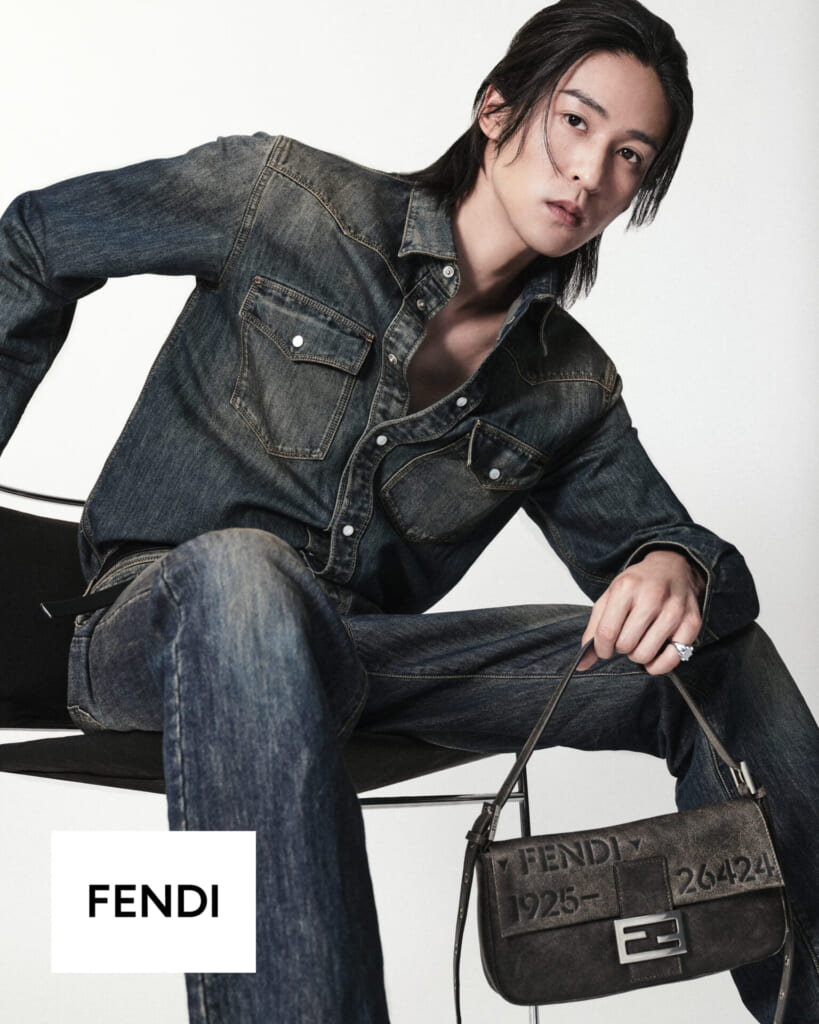 【4/29限定価格】FENDI フェンディバゲットリング M ゴールド目黒蓮めめ フェンディのバッグ「バゲット®」のキャンペーンにSnow Man 目黒蓮