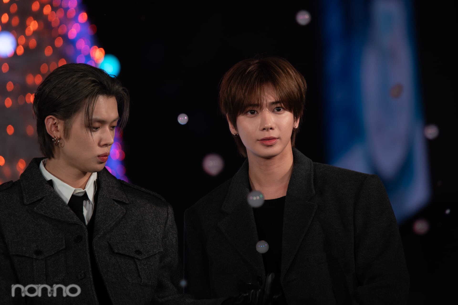 シャボン玉とYEONJUN（ヨンジュン）、TAEHYUN（テヒョン）