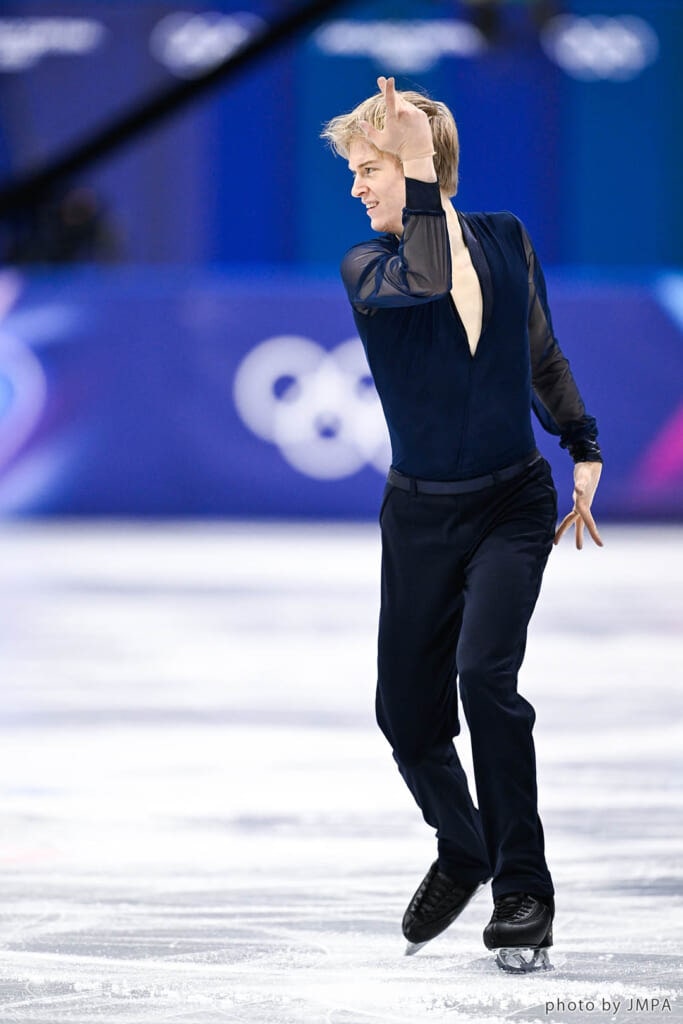 ミラノ五輪フィギュアSP4位のダニエル・グラスル(Daniel Grassl / イタリア)選手の演技