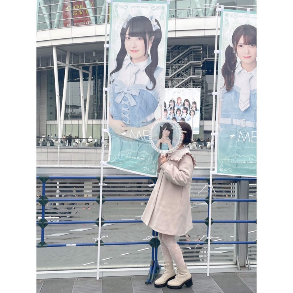 櫻井ももののぼりと撮影
