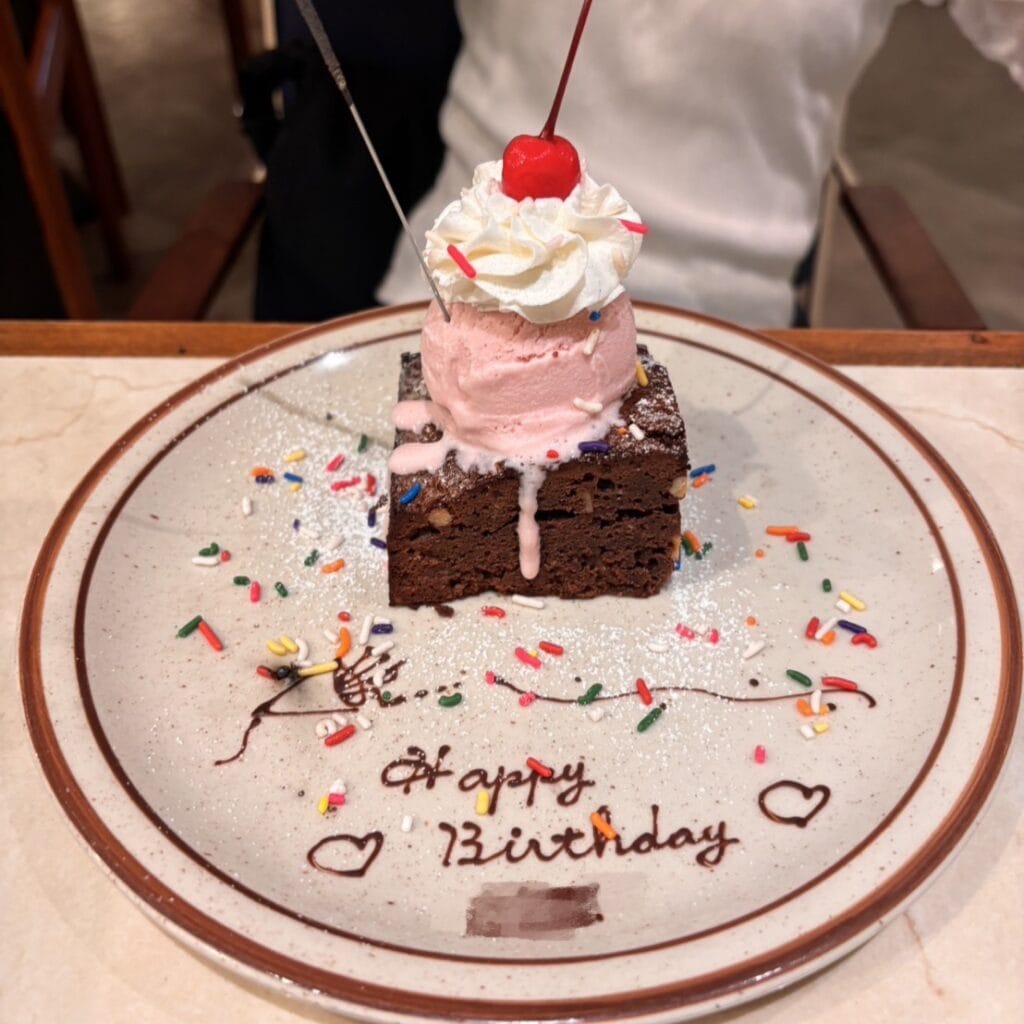 ホットチョコレートブラウニー(¥913)