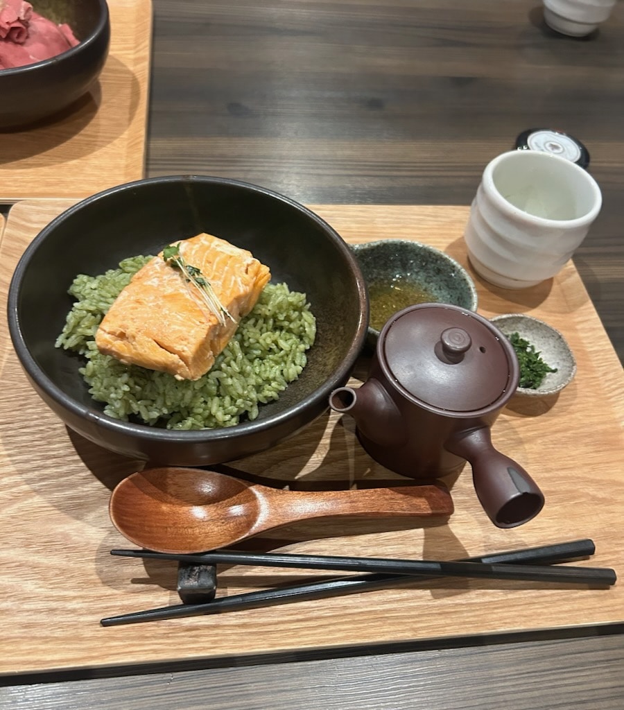 茶ッ葉屋　メニュー　鮭茶漬け