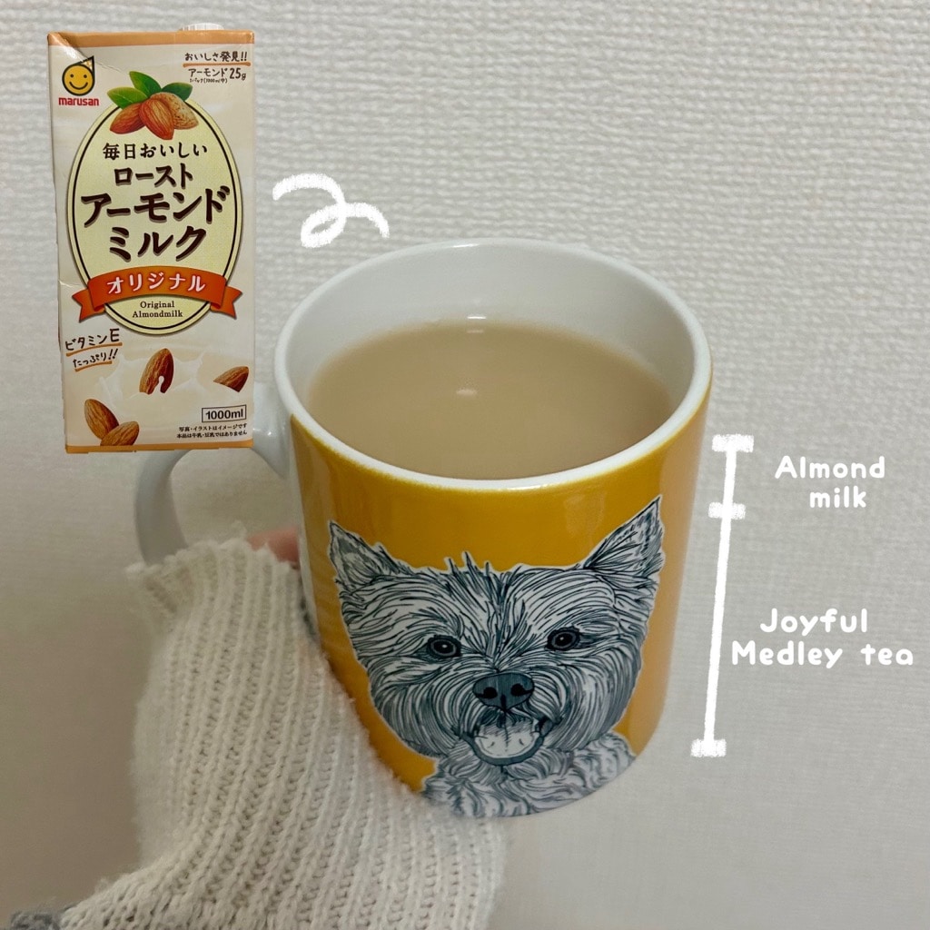ジョイフルメドレーティーラテ　アーモンドミルク
