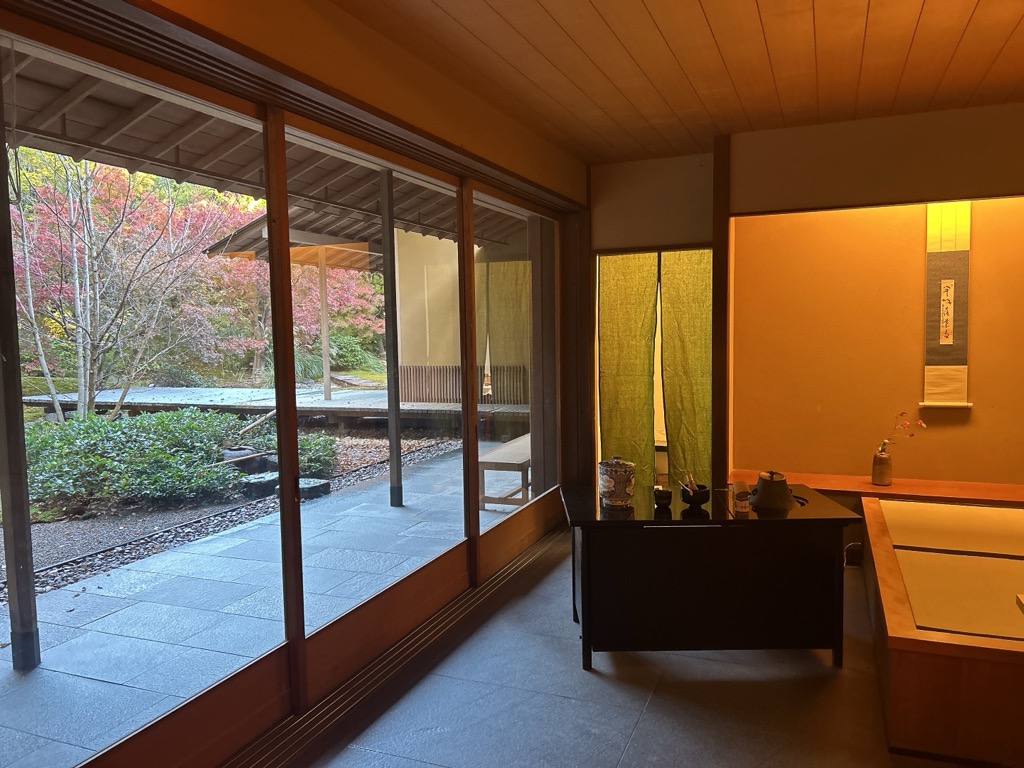 茶室の中の様子