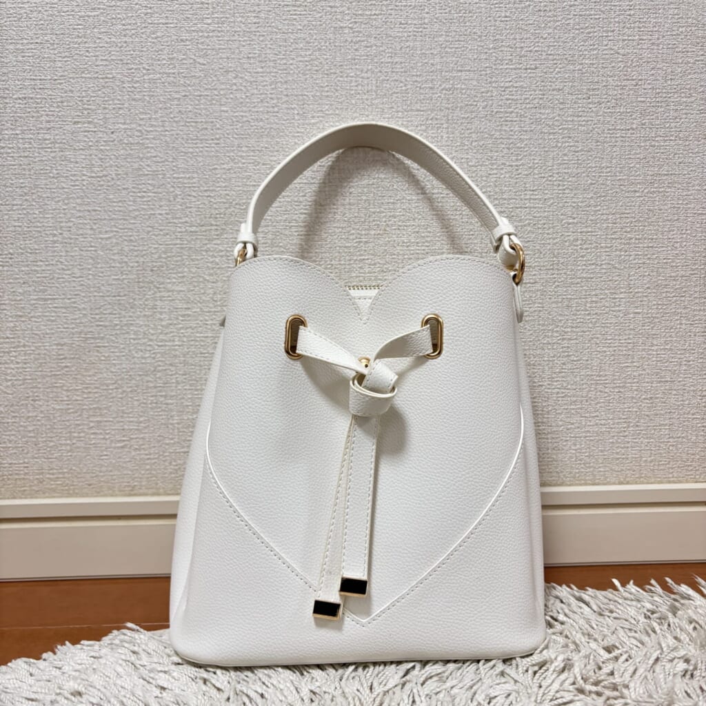 VIS 【2WAY】ハートカットバッグ キナリ