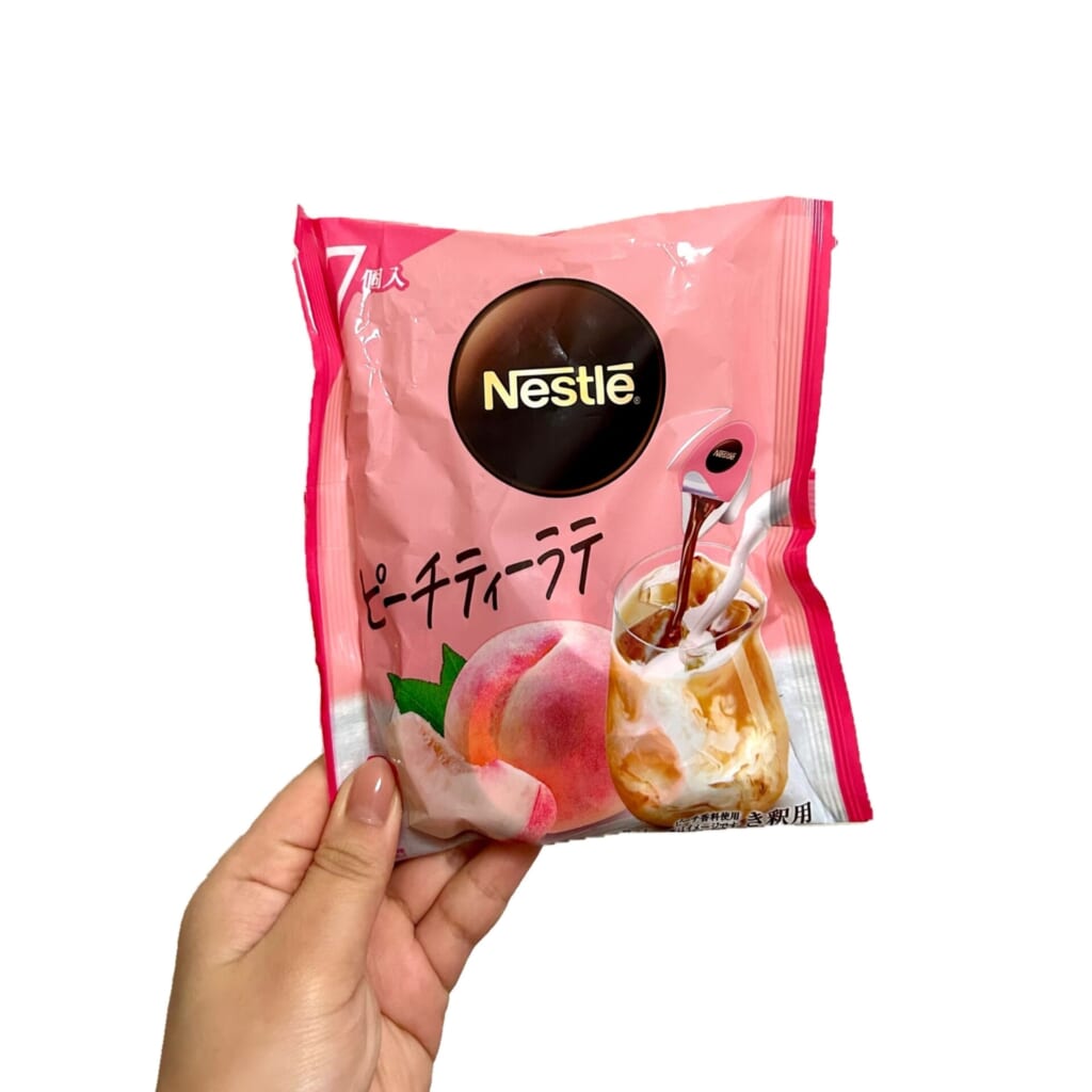ネスカフェ　ピーチティーラテ