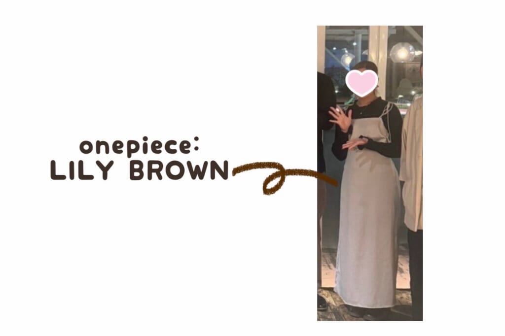 リリーブラウン　ワンピース