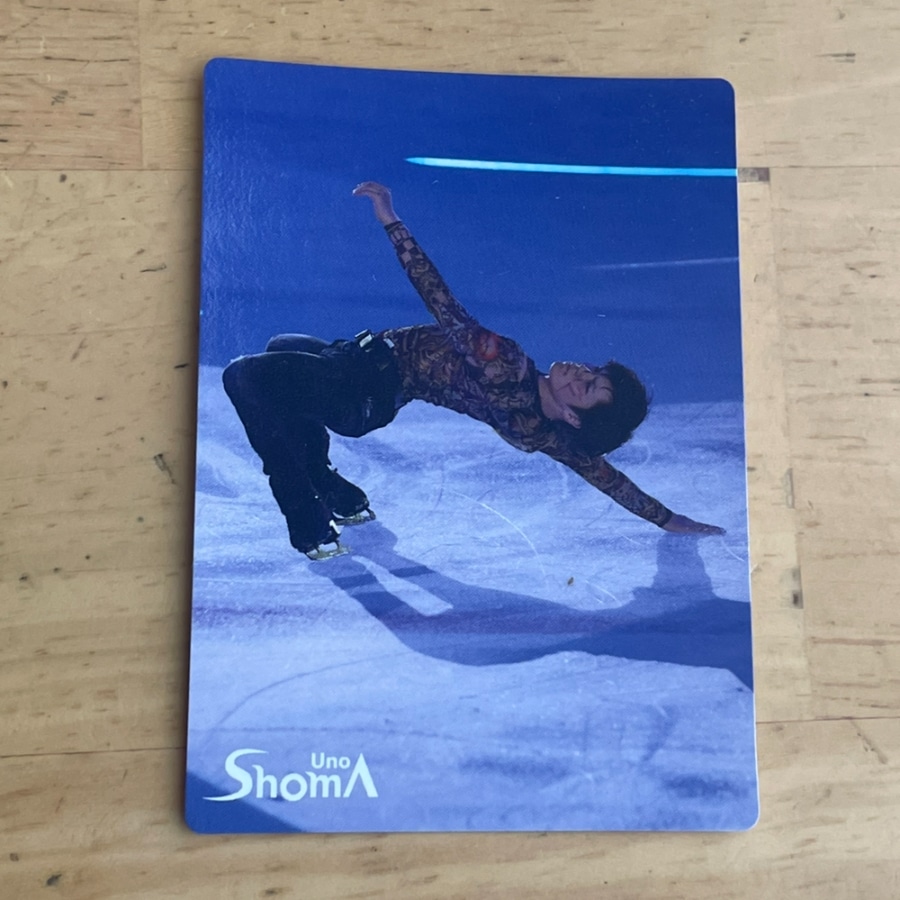 グリコのお菓子「アーモンドピーク」とコラボしていたときの「Great Spirit」衣装のブロマイド。