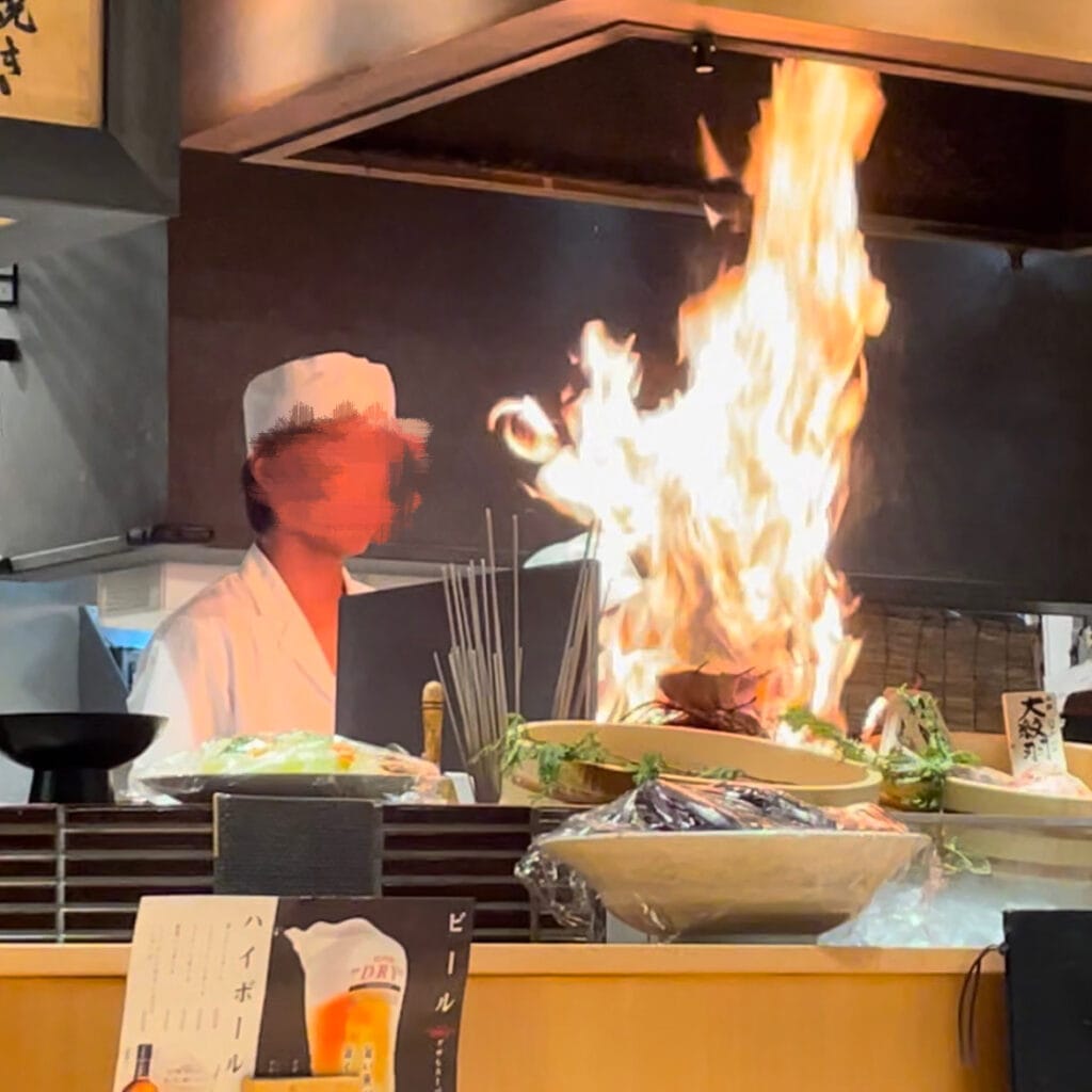 鰹 藁焼き 調理 静岡駅 お魚総本家