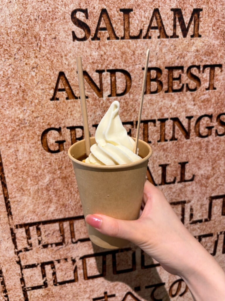 コモンズAにあるブルンジのコーヒーフロート