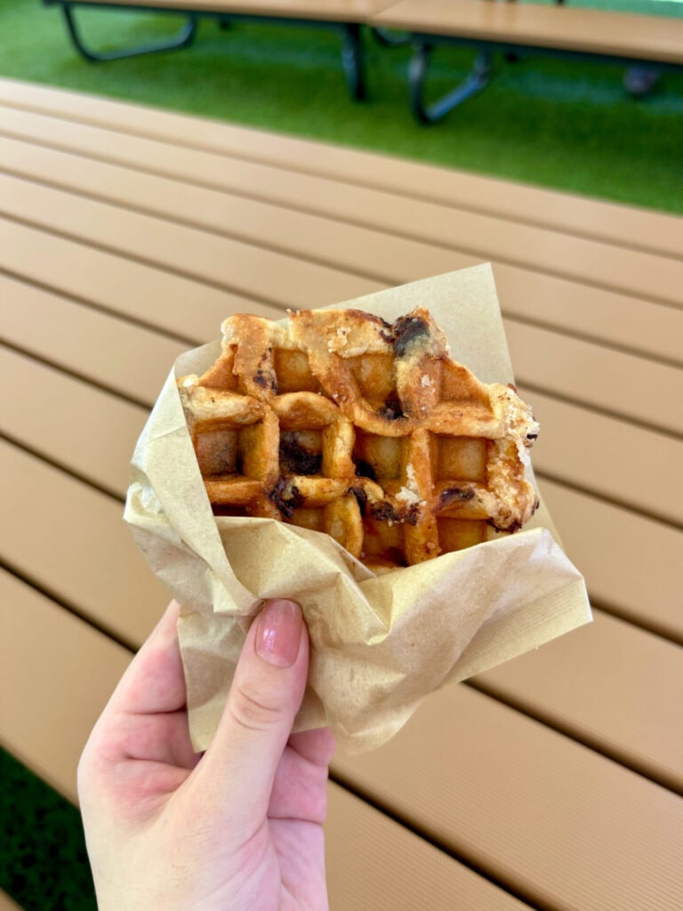 ベルギーのチョコチップワッフル