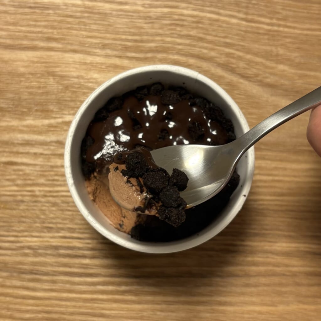 生チョコアイスの中身