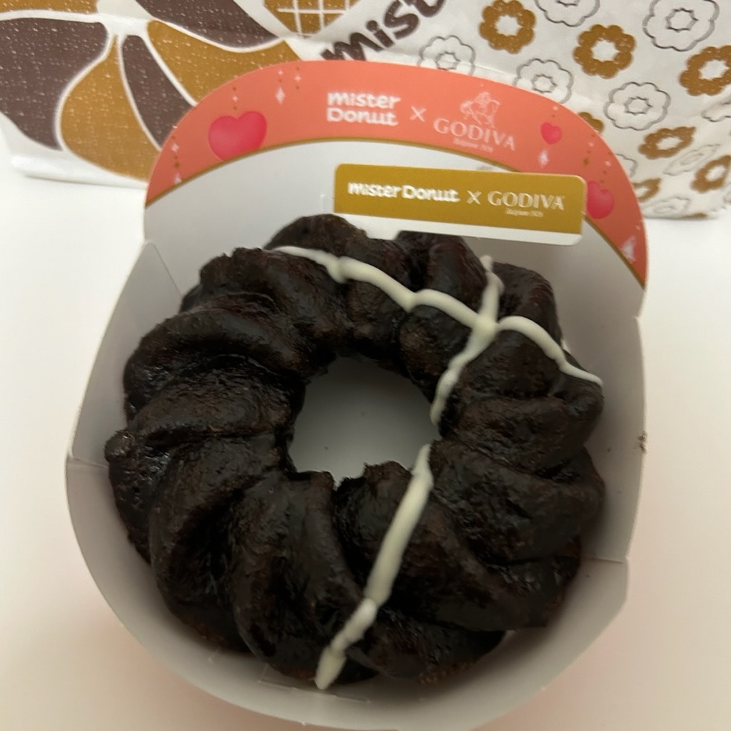 ミスド×ゴディバ　生ショコラフレンチ　ノワール