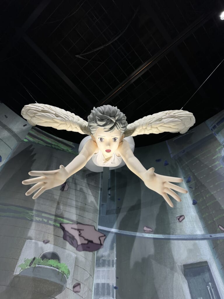 ジブリパーク・ジブリの大倉庫「ジブリのなりきり名場面展」リニューアル後の新展示コーナー：On Your Mark