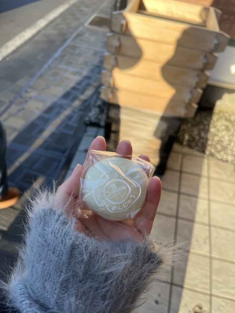 こし餡と栗餡の饅頭