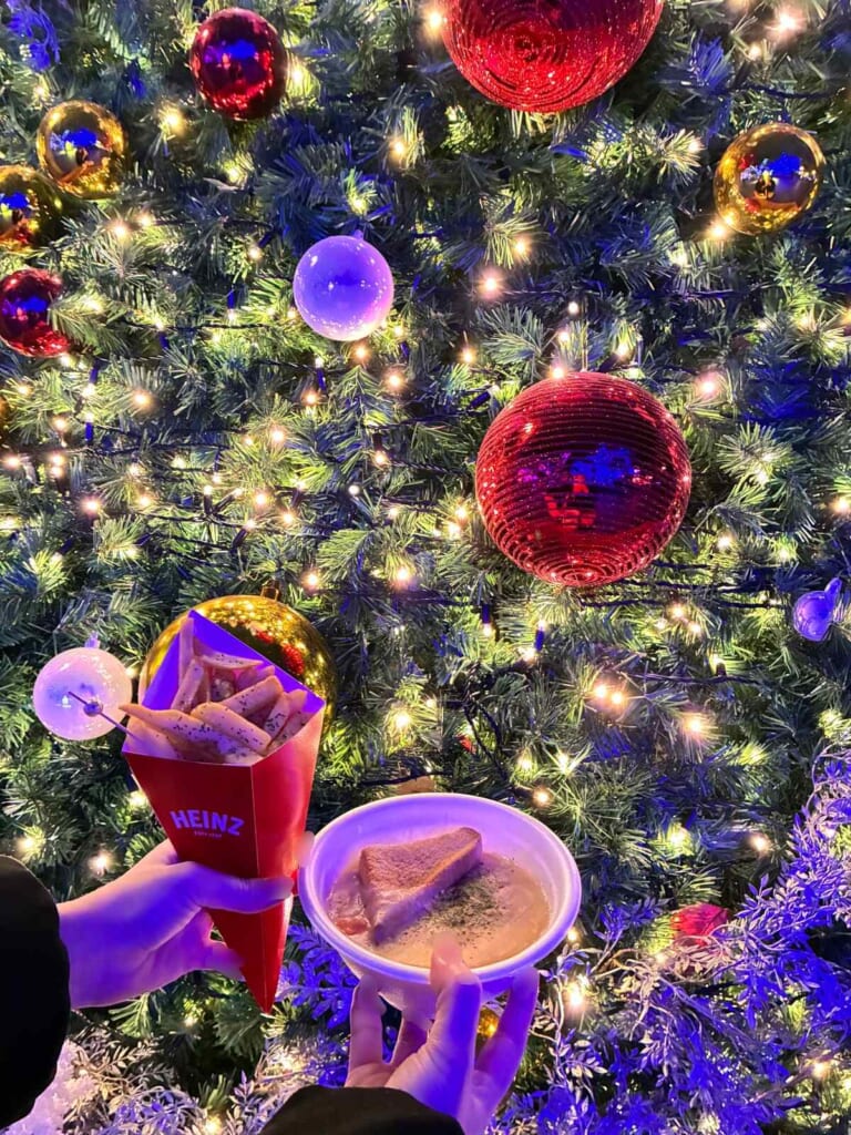 「チキンクリームシチュー」「ポテト」