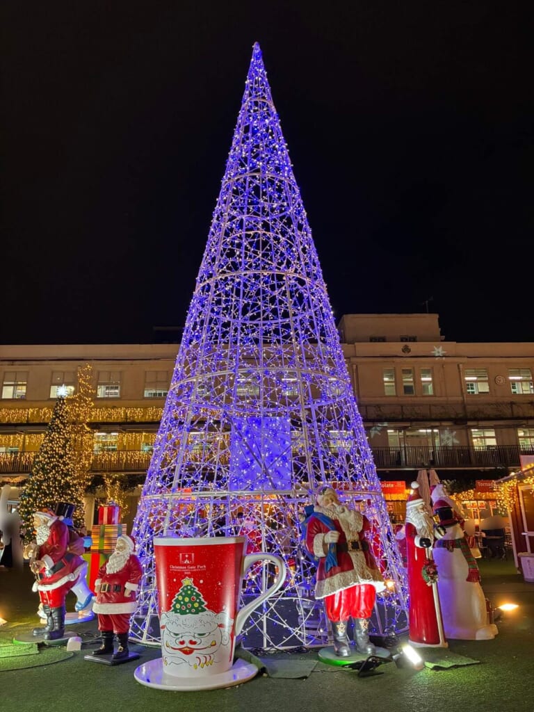 「大名シティガーデン」「福岡クリスマスマーケット」「クリスマスツリー」