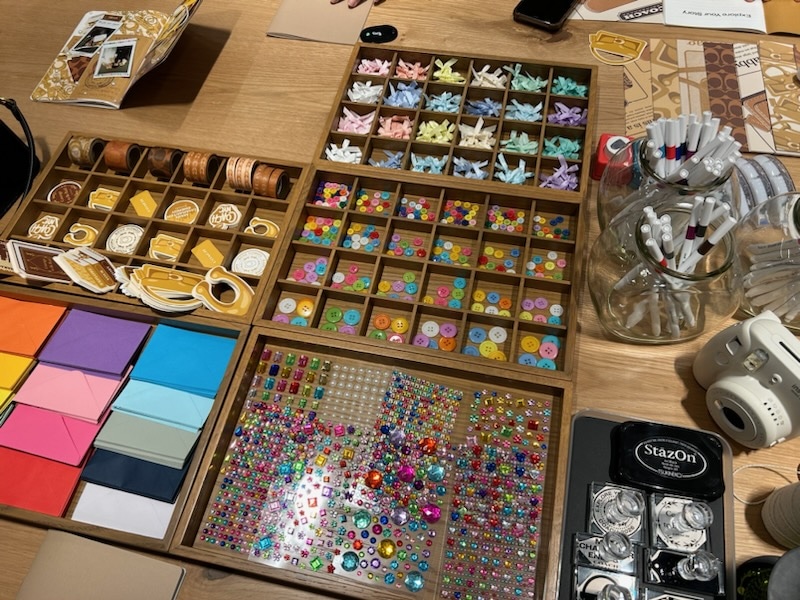 COACHノートブックカスタマイズ体験ワークショップ カスタマイズ用の素材など