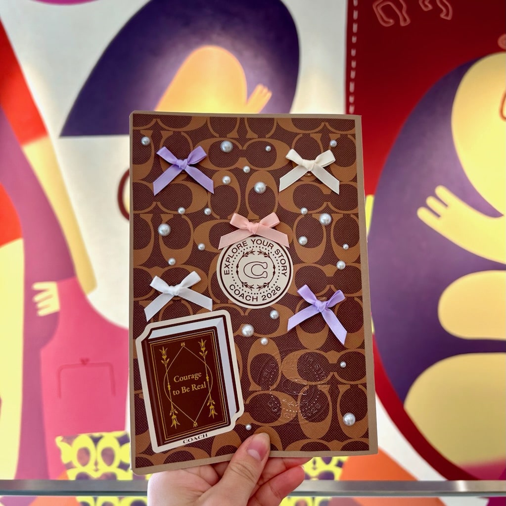 COACHオリジナルノートブック 裏表紙