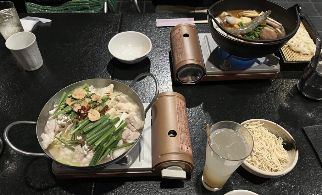 軽井沢村民食堂の鍋料理