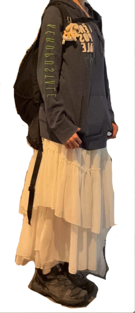 パーカーコーデ