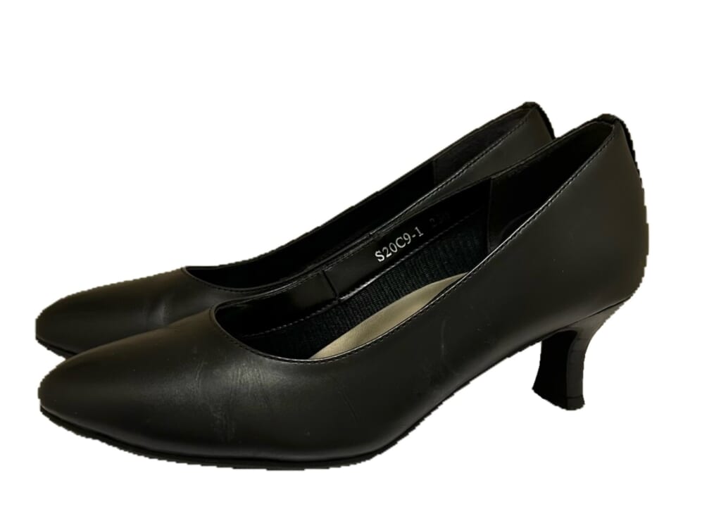 5.5cmヒールのパンプス