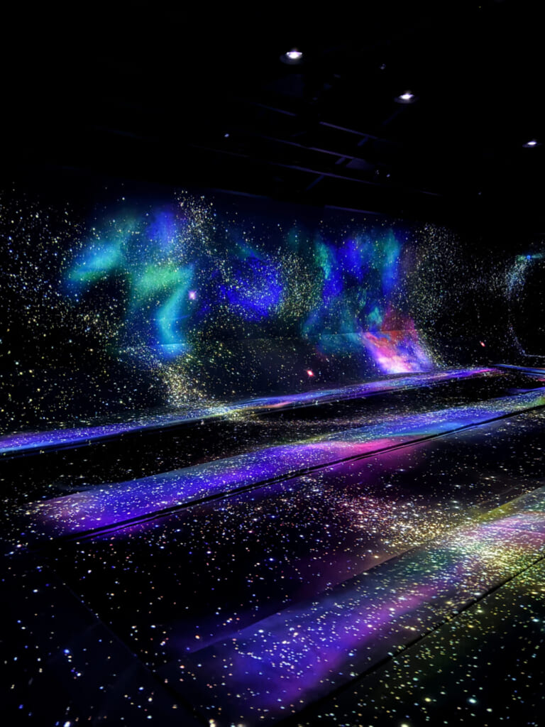 星にのってジャンプしていくトランポリン