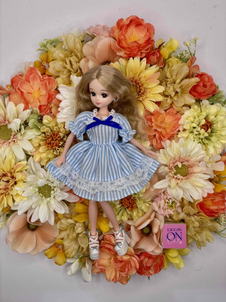 写真スペースで撮ったリカちゃん