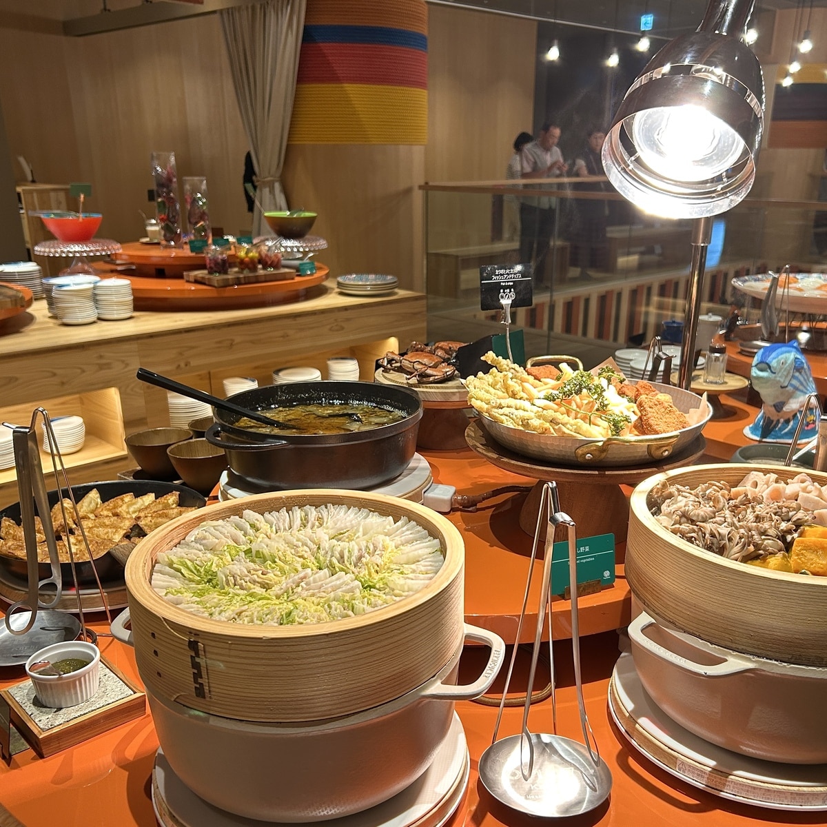 ディナービュッフェの会場