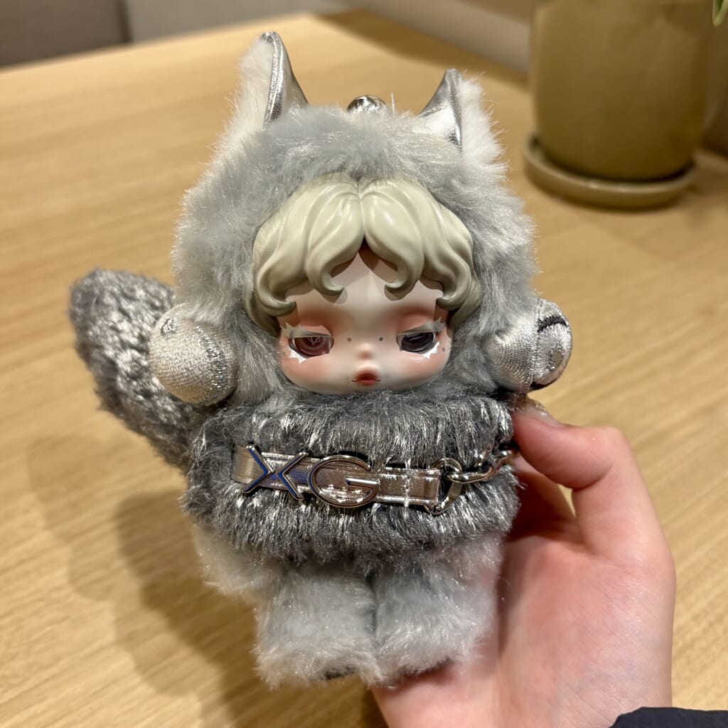 XGコラボのスカルパンダの正面から見た姿