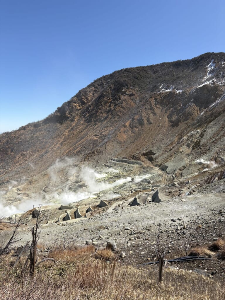 大涌谷　箱根　火山