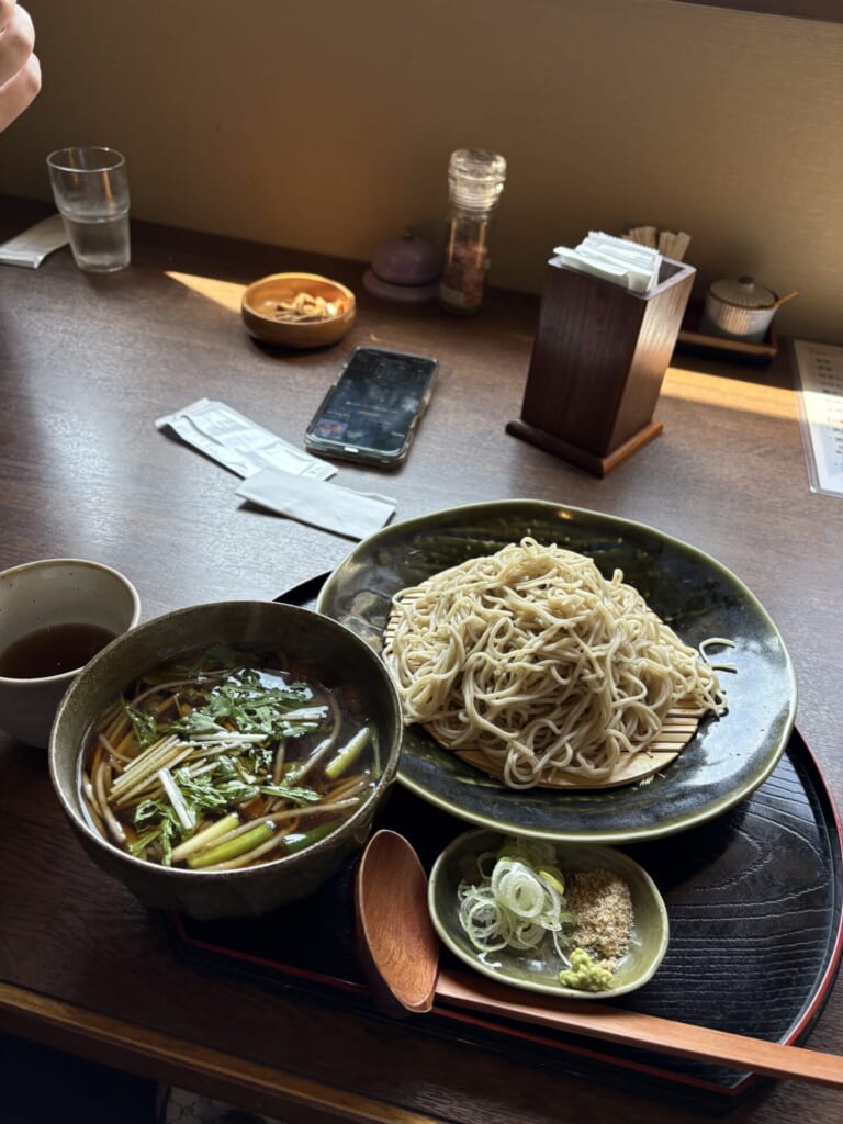 勇吉　そば　鴨せいろ