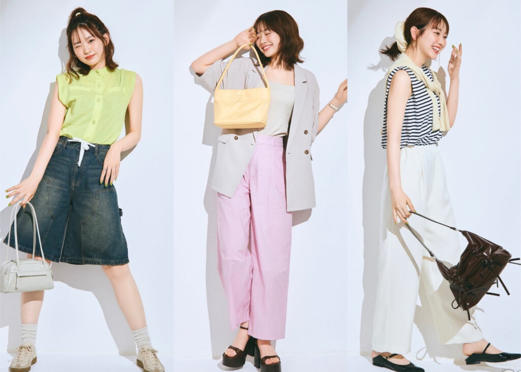 気温30度の日のコーデ3パターン