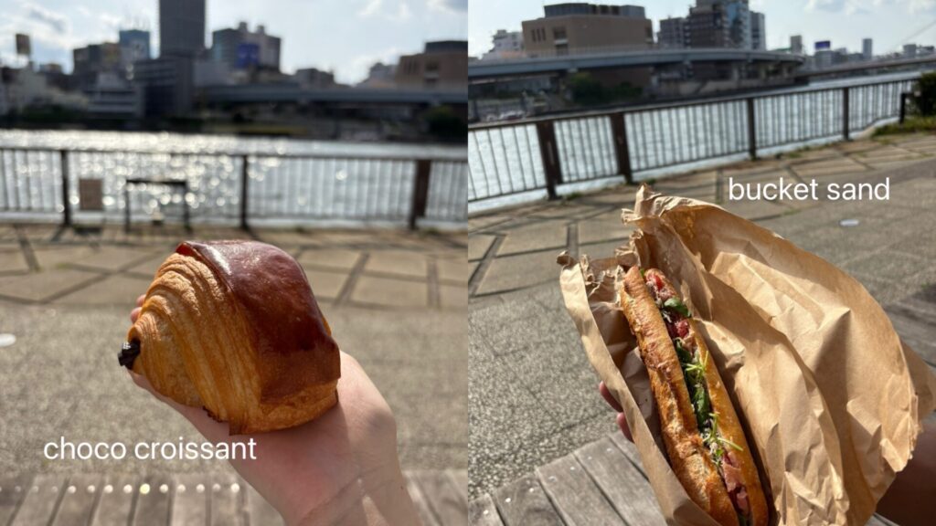 Ikibakery 大きいクロワッサン　バケットサンド