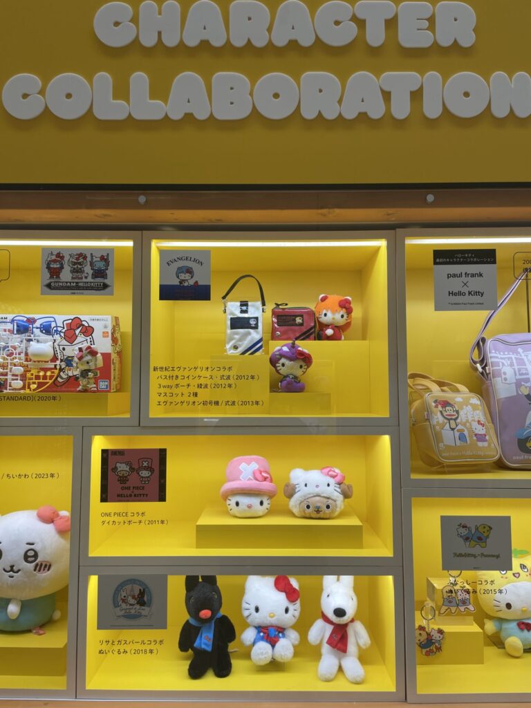 ハローキティ展、コラボグッズ。