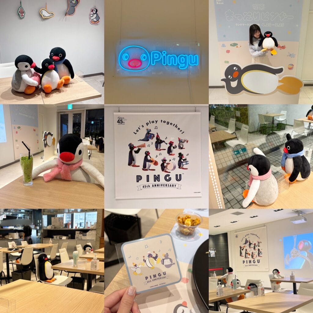 お店にはたくさんのピングーたち