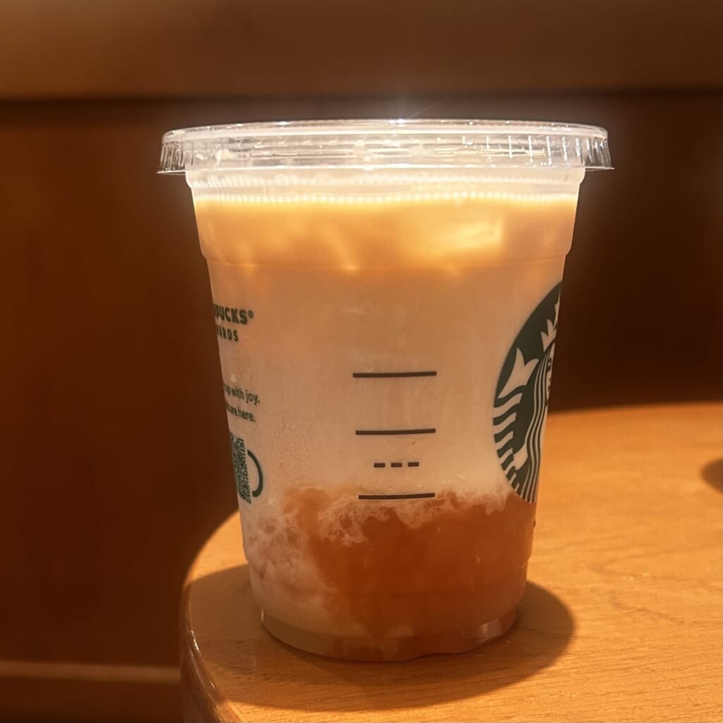 スタバ新作
桃
ティー