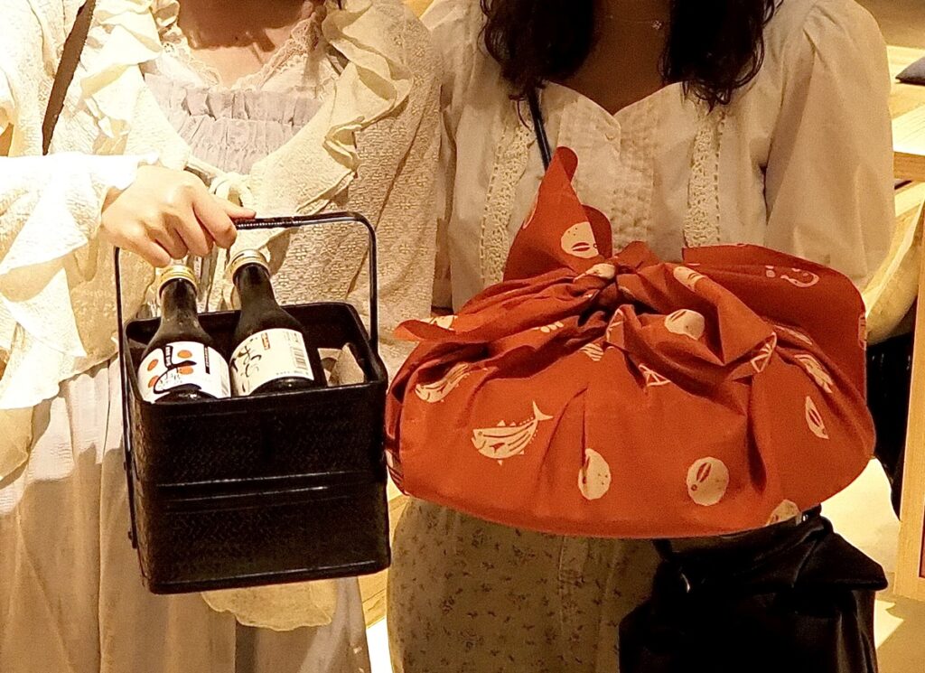 酔っちょれセットを受け取った様子