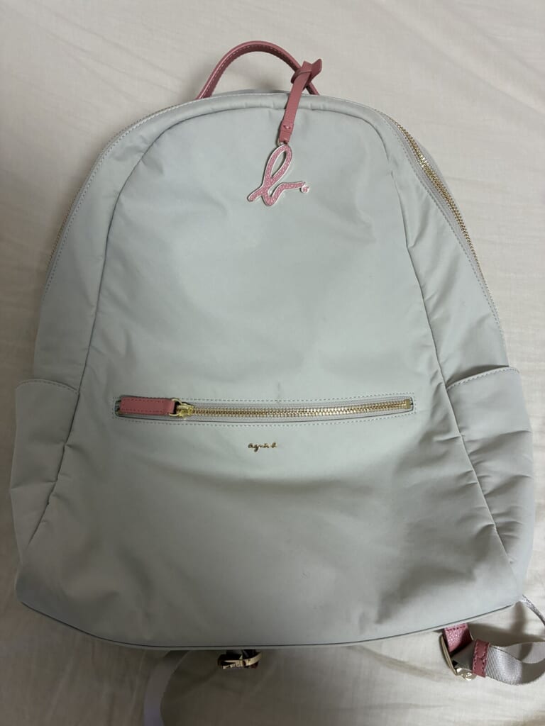 「アニエスべー」「リュック」「大学生」