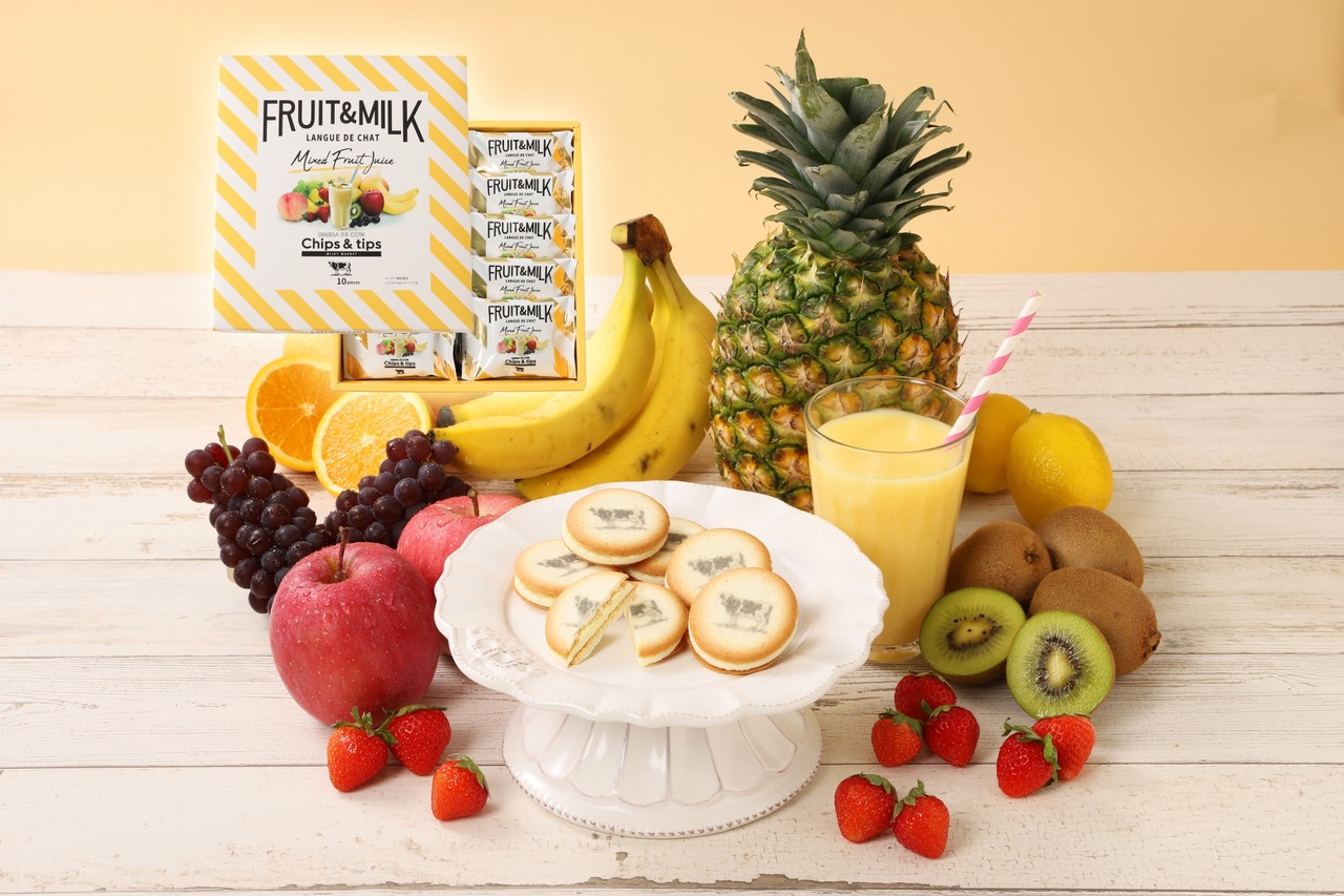 UMEDA DE COW Chips&tipsのミックスジュースラングドシャ